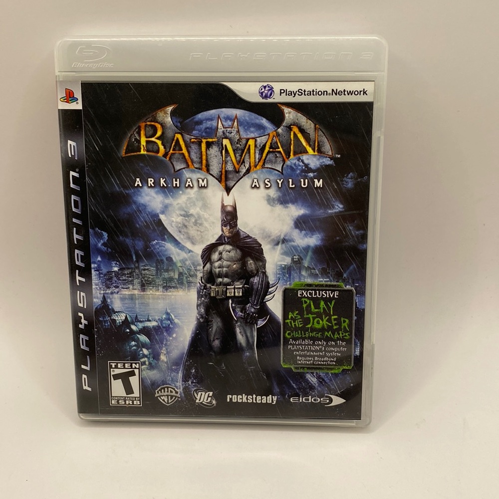 BATMAN -ARKHAM ASYLUM.  PS4 Video Game